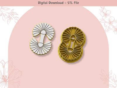 Seashell Keychain Clay Cutter for Polymer Clay | Digital STL File | Clay Tools