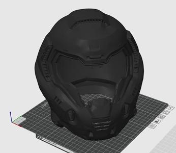 doom helmet supported.3mf