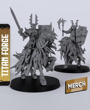 Mor-Zhal Knight Riders - With Free Dragon  - 5e DnD Inspired for RPG and Wargamers