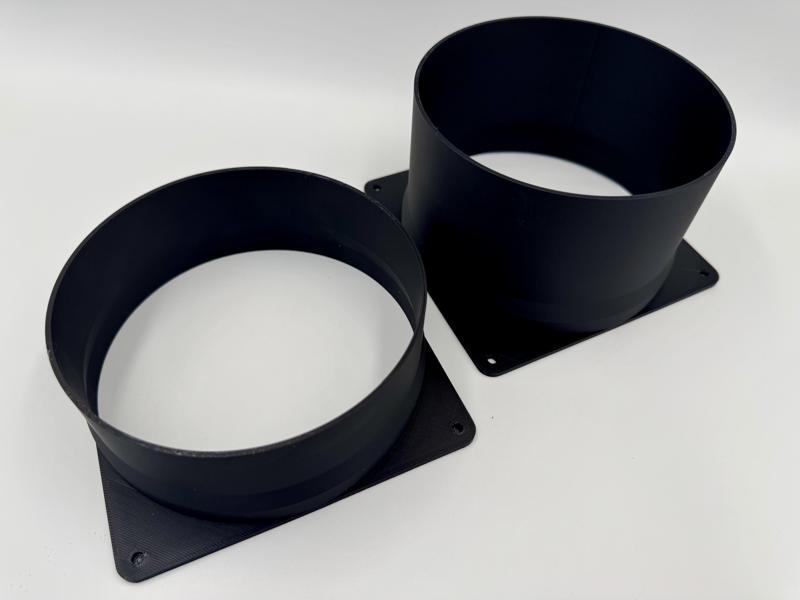 140mm Fan To 140mm Pipe Adaptors