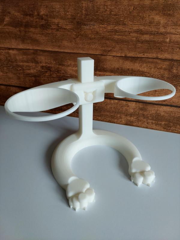 Výškově nastavitelný držák na misky v2.0