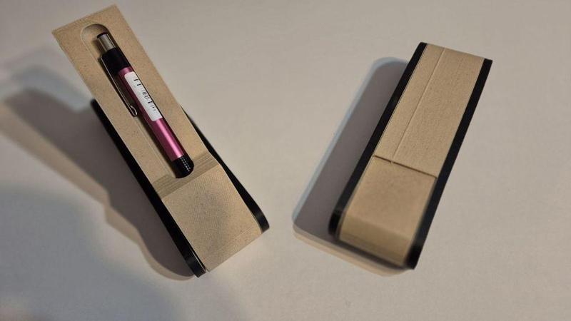 Foldable Pen holder/Pedestal for a single Pen