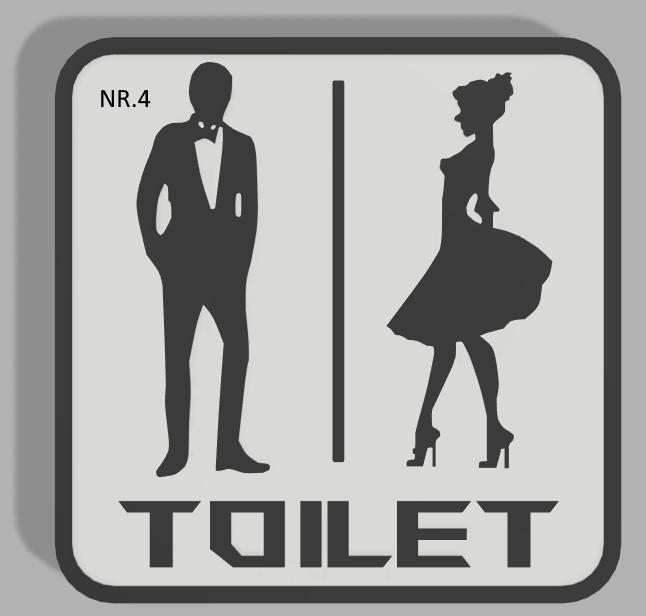 Toiletsign (elegant)