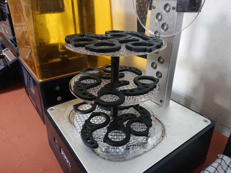 Stackable Cure Resin Tower Platform for Anycubic Wash & Cure 2.0