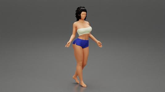 Beautiful Sexy Girl Bra and mini short