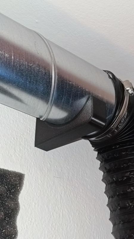 Folding pipe (Falzrohr) holder 100mm Ø