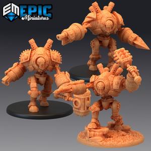 Battle Armor Set / Mechanical War Construct / Steam Robot