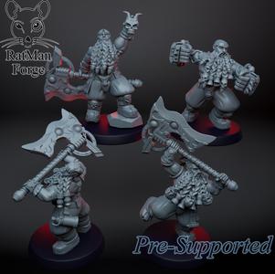 Berserkers of evil dwarfs