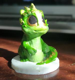 Cute Little Dragon (green)