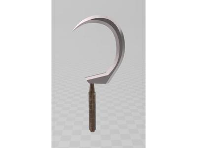 Death's Sickle Staff from Puss and Boots