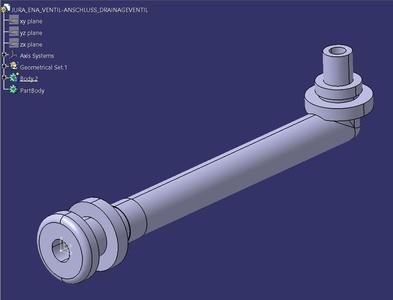 Jura ENA Drain Valve Connection Tube / Jura ENA Anschluss Drainage Ventil