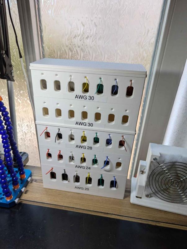 Siliconecable Spoolholder for AWG Wires