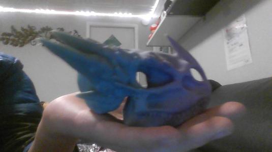 Dragon Skull Lower Poly