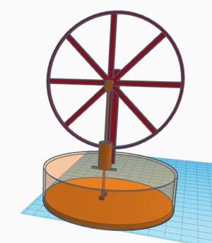 heat powered engine for coffee mug