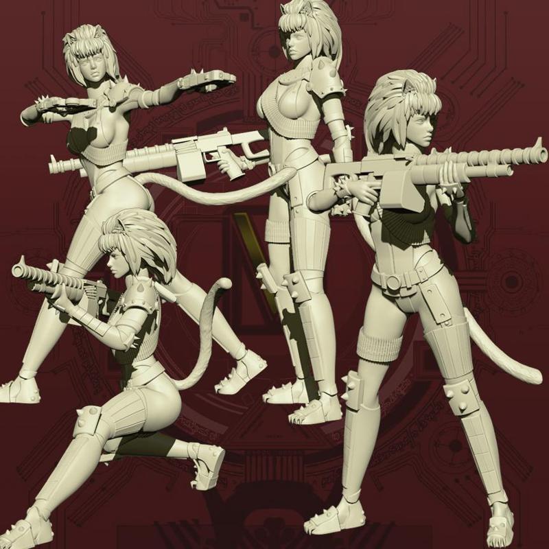 Cyberpunk Catgirl - Complete Collection