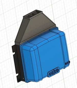 Victron MPPT 100 30 solar controller fan duct