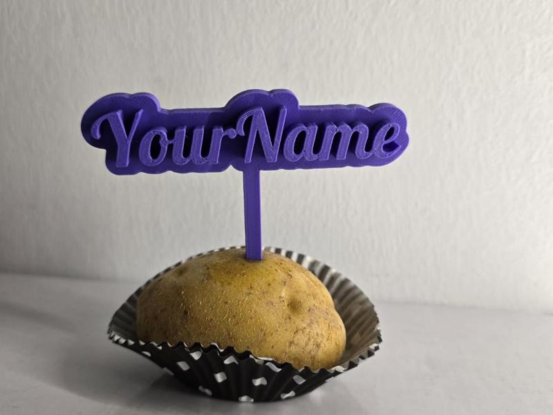 YourName Runescape OSRS Cake Fun Cupcake Topper 