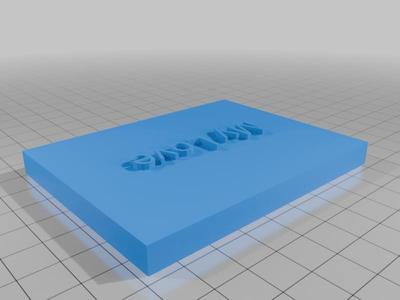 My Love sign/rectangle