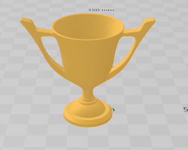 Taça de troféu