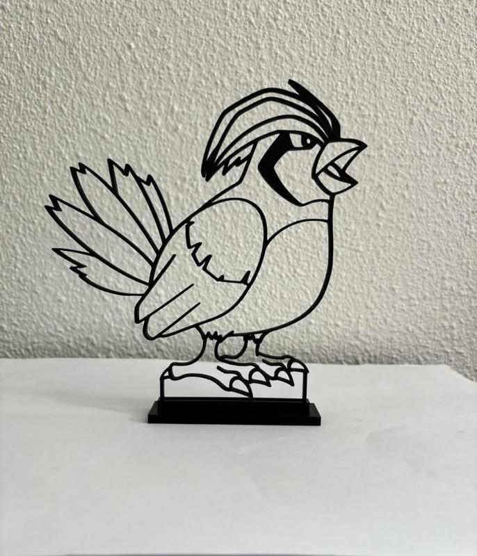 Pidgeotto Pokemon line art