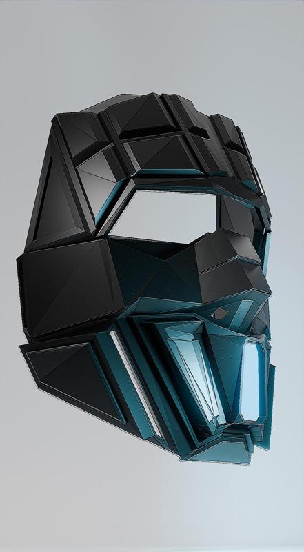 full sci-fi mask