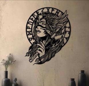 Viking Warrior Goddess Wall Art