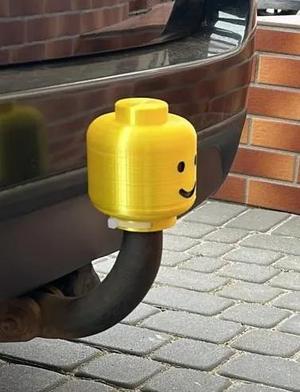 Lego Head Hitch cover - thief resistant