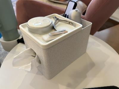 Tissue Box Holder with Storage