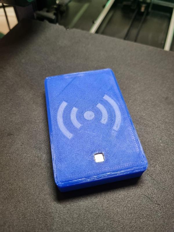 RFID/NFC holder for security doors