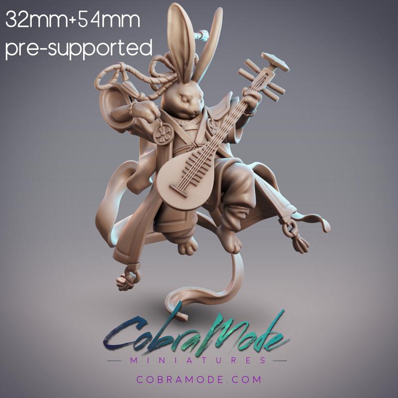 Rabbitfolk Rockstar - Shining Wave, Guanghan Court Bard (Pre-Supported)