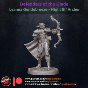 Defenders of the Glade - Night Elf Archer - Leanna Gentlebreeze