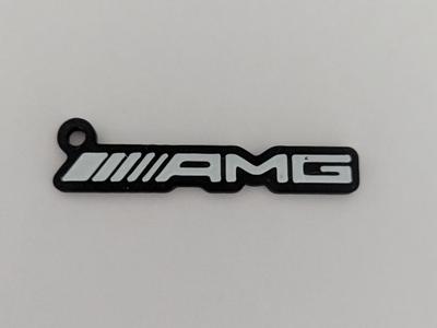 Mercedes Benz AMG logo keychain
