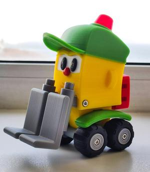 Leo the truck - Lifty the forklift (Lifty der Gabelstapler, Грузик)