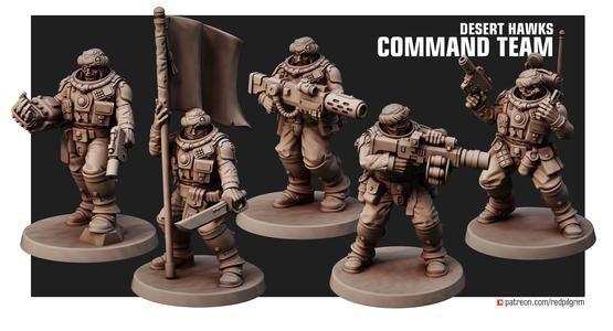 Desert Hawks Command Squad