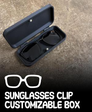 SUNGLASSES CLIP CUSTOMIZABLE BOX