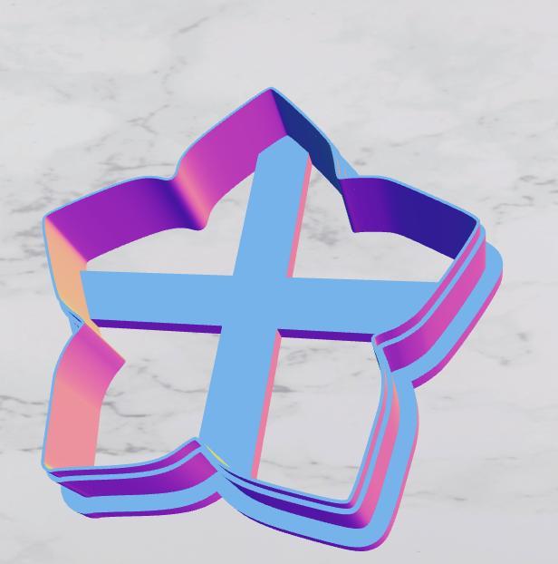 Flower cookie cutter