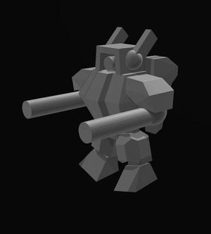 Tiny DAO Union Battlesuit - Low Poly