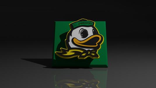 NCAA Oregon Ducks Floating Logo Sign