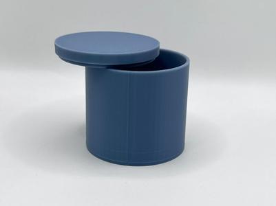 Cylinder box with lid