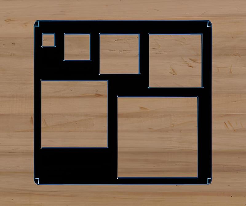 Čtvercová obkreslovací deska