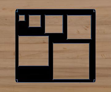 Čtvercová obkreslovací deska