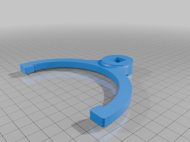 [P-51] Main Landing Gear Upper Piston Nut Bearing Wrench T105_E