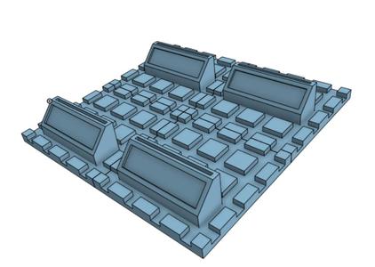 Storing grid for small bags or loose items