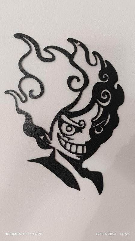 wallart decor luffy gear5