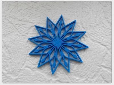 Snowflake blue