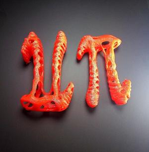 The Letter Pi - Voronoi Style