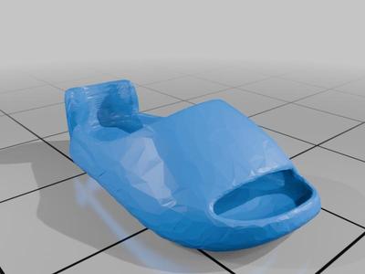 Pullip slip on shoes 3D printable Doll shoe