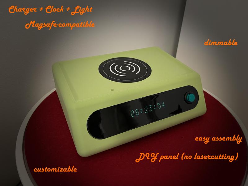 Ultimate Nightstand Charger (with VFD Clock & Light)