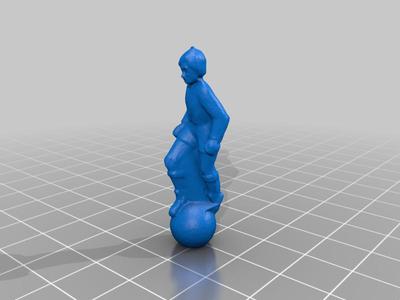 BRNO Chemoplast Football table kicker figurine