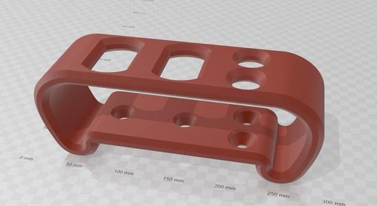 Double Toothbrush and Paste Holder